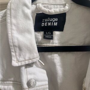 Refuge White Denim Jacket
